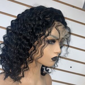 - - Cute curly human hair curly lace front